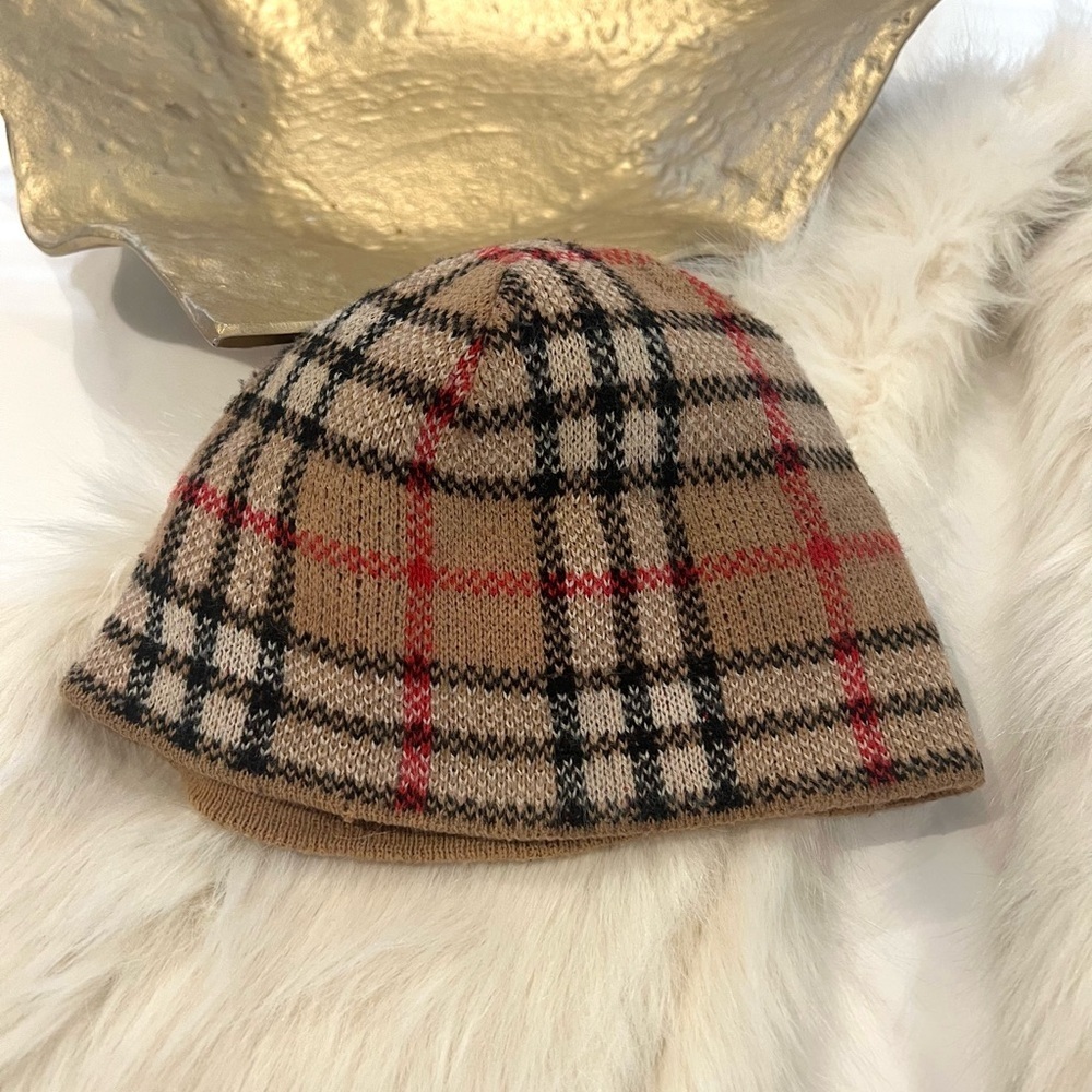 Plaid small tuque